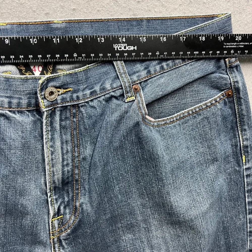 Lucky Brand Mens Blue Straight Leg Denim Jeans Size 40‎ Reg Inseam 100% Cotton